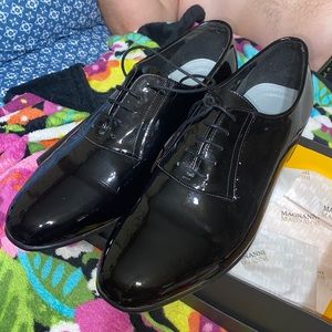 Frederico Leone black mens dress shoes size 13 EUC